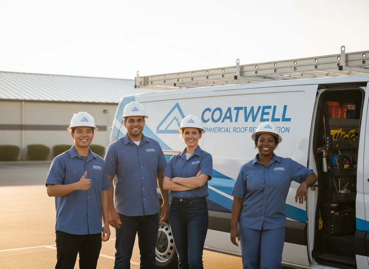 Commercial roof coating company in Coon Rapids, MN