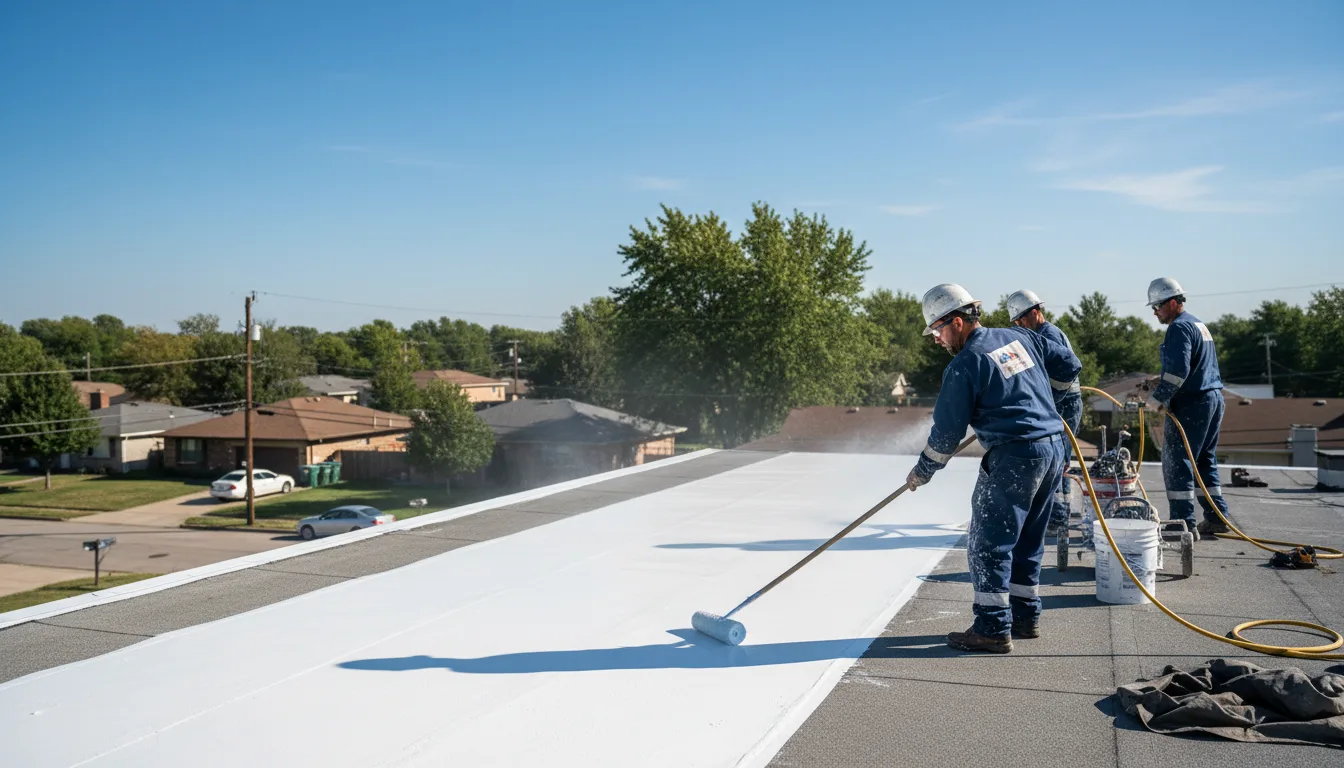 Commercial roof coating in Coon Rapids, MN near me